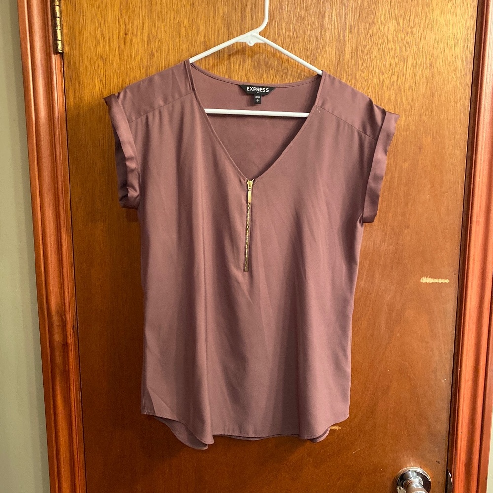 Lilac/mauve Express dress top - Size S